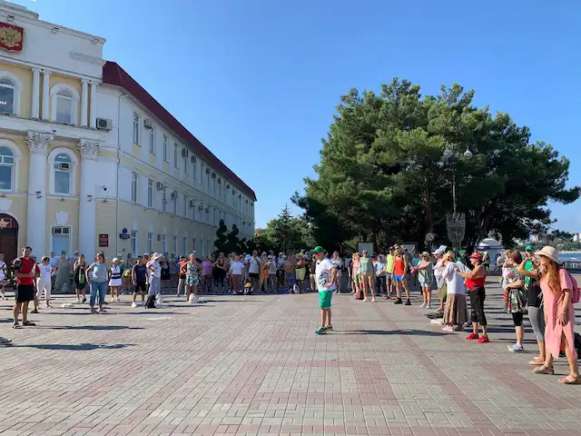 В городе Геленджик прошла первая региональная прогулка